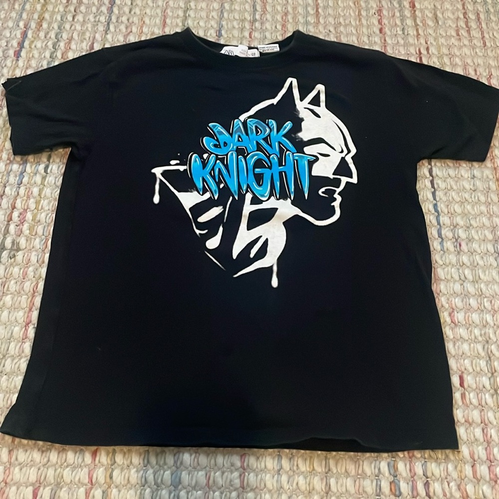 Zara Dark Knight/Batman Tee sz 7